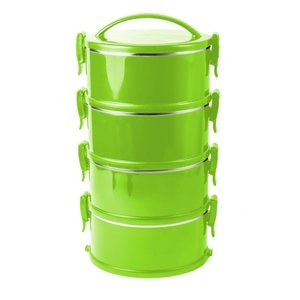 Marmita Termoprática Verde Citra Conjunto 4 Unidades