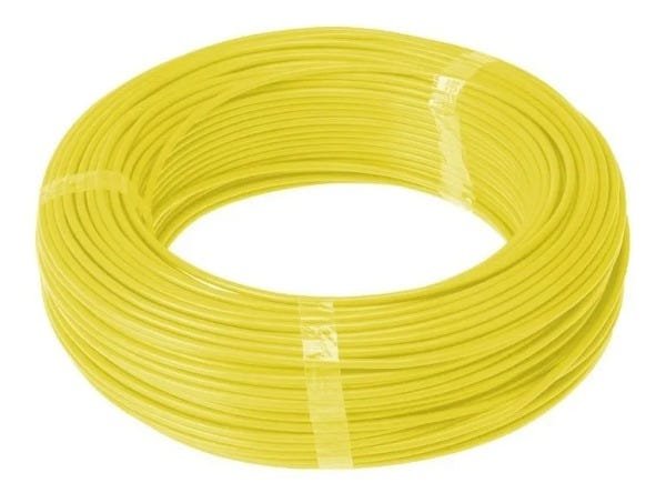 Cabo Flexível 1,5mm Amarelo Conduspar 1ª Linha Rolo Com 100m. - 1