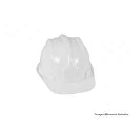 Capacete Seguranca Aba Frontal Branco - 1