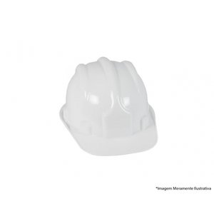 Capacete Seguranca Aba Frontal Branco