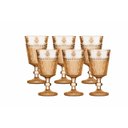Ver imagem 2 de Jogo de 6 Taças Âmbar com Abelha 352ml em Cristal Ecológico 17cm L'Hermitage