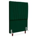 Ver imagem 1 de Cabeceira Solteiro 90 Cm com Frame Belgica Suede Verde Artte