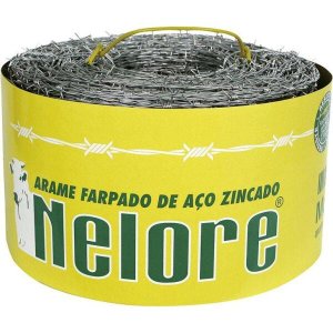 Arame Farpado Morlan Nelore, 1,60mm, 100 metros