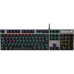 Teclado Gamer Mecânico RBW Black Hawk Dark Grey FORTREK - 1 Teclado Gamer Mecânico RBW Black Hawk Dark Grey FORTREK - 1