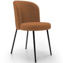 Ver imagem 1 de Cadeira para Sala de Jantar Cozinha Estofada Gavi L02 Bouclê Terracota - Lyam Decor