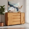 Cômoda Gaveteiro Organizador 4 Gavetas Vivace Cinamomo - 5