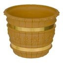 Ver imagem 1 de 01 Vaso Cachepo Decorado Colibri 24cm Cor Cerejeira