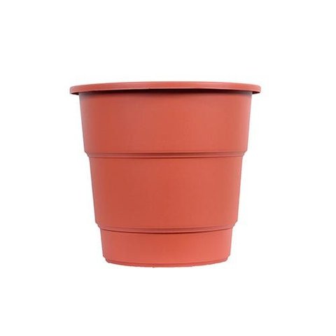 02 Vasos Gradiente Antidengue Colibri 24cm Cor Terra Cota