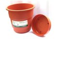 Ver imagem 2 de 02 Vasos Gradiente Antidengue Colibri 24cm Cor Terra Cota
