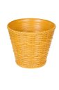 Ver imagem 1 de 02 Vaso Cachepo Cesta Vime Plastico Colibri 23cm Imbuia