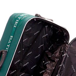 Mala de Viagem médio Rodinhas Cadeado Verde Batiki - 4