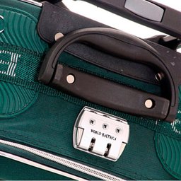 Mala de Viagem médio Rodinhas Cadeado Verde Batiki - 7