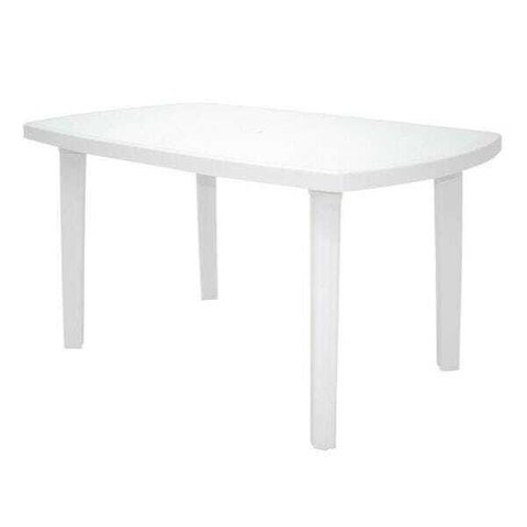 Mesa Plástica Tramontina Retangular Camboriú, Branca - 92302/910