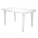 Ver imagem 1 de Mesa Plástica Tramontina Retangular Camboriú, Branca - 92302/910