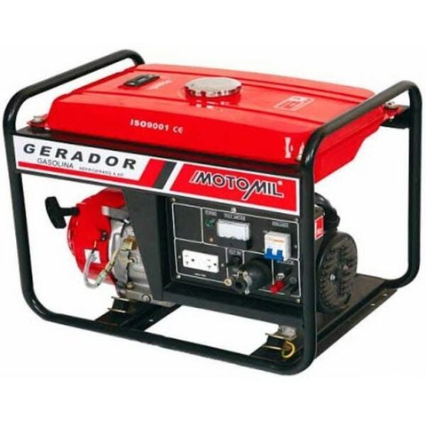 Gerador de energia Motomil, 11 HP, Monofásico, Gasolina - MG5000CL