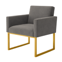 Ver imagem 6 de Kit 2 Poltronas Decorativas Reforçada para Recepção e Sala Cinza