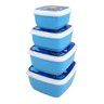 Kit com lancheira potes e garrafa infantil urso filhotinhos - 4