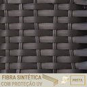 Ver imagem 6 de 1 Espreguiçadeira Catar e 1 Mesa Garden Alumínio e Fibra Trama Original