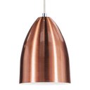 Ver imagem 2 de Kit 2 Lustre Pendente Luminária Cone de Alumínio New Cobre