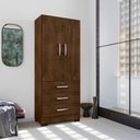 Ver imagem 1 de Guarda Roupa 3 Gavetas e 2 Portas Breda Malbec