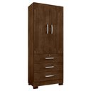 Ver imagem 4 de Guarda Roupa 3 Gavetas e 2 Portas Breda Malbec