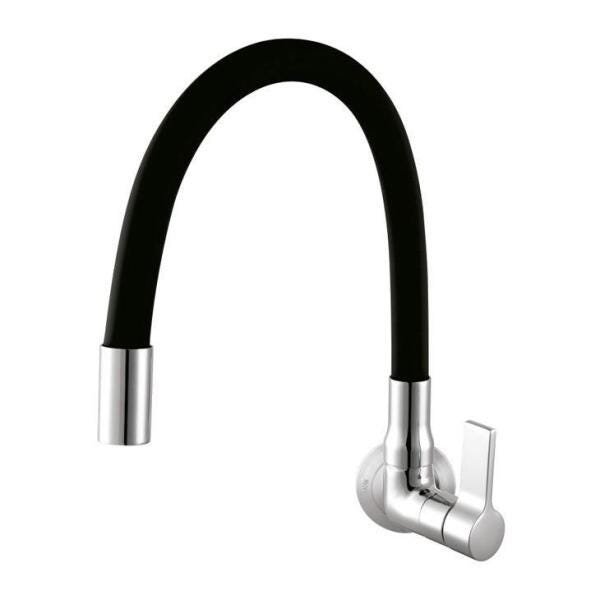 Torneira para Cozinha Atria Meber, Parede, Preto / Cromado - 1187 C36