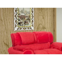 Conjunto de Sofá 2 X 3 Lugares Ref 7025 - Vermelho - 2