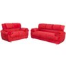 Conjunto de Sofá 2 X 3 Lugares Ref 7025 - Vermelho - 4