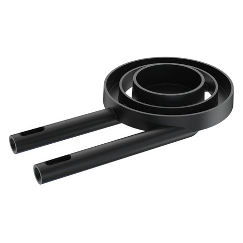 Queimador Duplo para Fogão Industrial Ferro Fundido 20,2cm