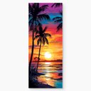 Ver imagem 4 de Adesivo de Porta - Coqueiro, Praia e Sol