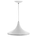 Ver imagem 3 de Kit 3 Pendentes Chapeu Aluminio Tom Dixon Branco Lindíssimo