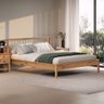 Cama Madeira de Casal 140x190cm Moderna Reforçada Freijó Apoana Idimex - 2