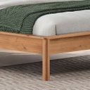 Ver imagem 3 de Cama Madeira de Casal 140x190cm Moderna Reforçada Freijó Apoana Idimex