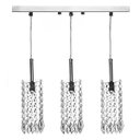 Ver imagem 3 de Lustre Para Sala Clearcrillic Triplo Cristal Acrílico