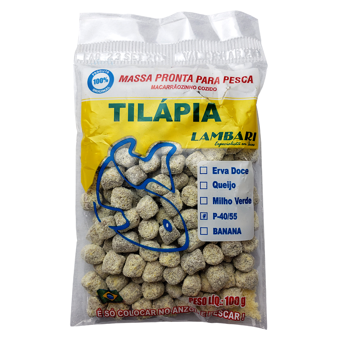 Isca para tilápia infalível kit com 10 sabores variados | MadeiraMadeira