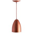 Ver imagem 3 de Kit 2 Lustre Pendente Cone de Alumínio 20x14cm Cobre + Lâmpada