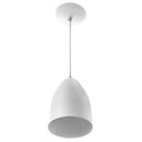 Ver imagem 2 de Kit 2 Lustre Pendente Cone de Alumínio 20x14cm Branco + Lâmpada