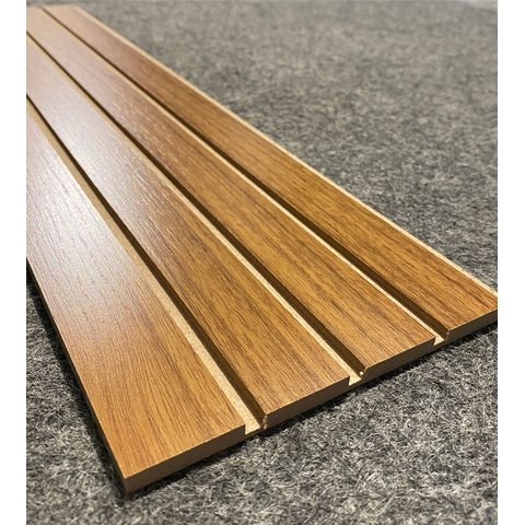 40 Painel Ripado Mdf Freijó 53x15cm Cobre (3,18m²)