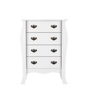 Ver imagem 2 de Cômoda 4 Gavetas Retrô Vitória Patrimar Móveis