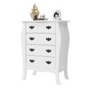 Ver imagem 3 de Cômoda 4 Gavetas Retrô Vitória Patrimar Móveis