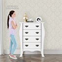 Ver imagem 5 de Cômoda 4 Gavetas Retrô Vitória Patrimar Móveis