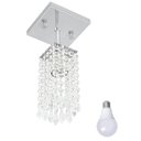 Ver imagem 1 de Lustre Clearcrillic Cristal Acrílico Quadrado com Lâmpada