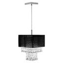 Ver imagem 3 de Lustre Para Sala De Cupula Cristal Acrílic Marrycrilic Preto