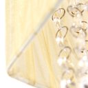 Ver imagem 5 de Lustre Para Sala De Cupula Cristal Acrílic Marrycrilic Bege