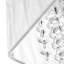 Ver imagem 5 de Lustre Para Sala De Cupula Cristal Acrílic Marrycrilic Branco