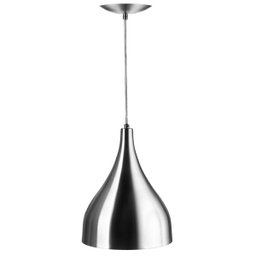 Lustre Pendente Gota Pequena De Alumínio 21cm Soquete E-27 Escovado - 2