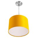 Ver imagem 1 de Lustre Cupula Pendente Dome 30x20cm Magnífico Amarelo