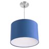 Lustre Cupula Pendente Dome 30x20cm Magnífico Azul - 1