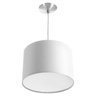Lustre Cupula Pendente Dome 30x20cm Magnífico Branco - 1