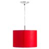 Lustre Cupula Pendente Dome 30x20cm Magnífico Vermelho - 2